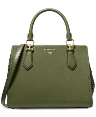 Lovely good Michael Kors leather satchel