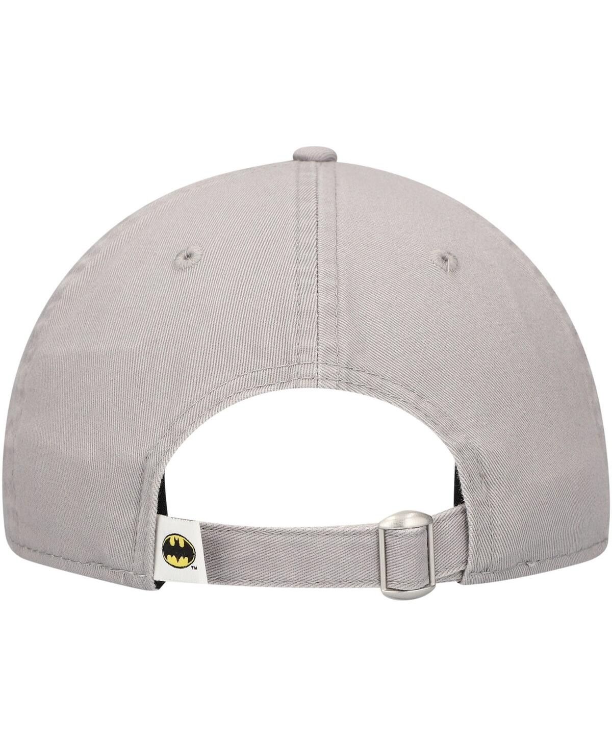 NEW ERA MEN'S GRAY BATMAN 9TWENTY ADJUSTABLE HAT 