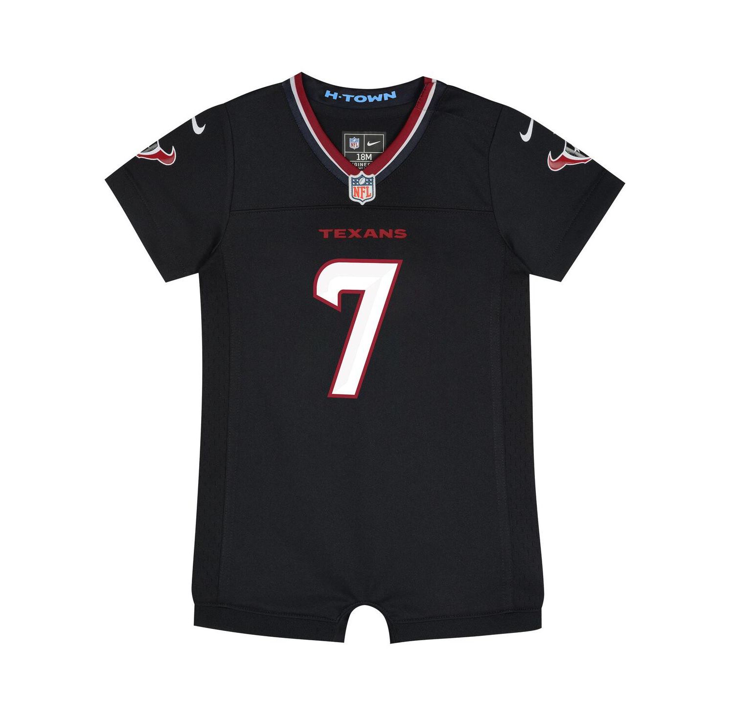 Newborn Infant C.J. Stroud Navy Houston Texans Game Romper Jersey