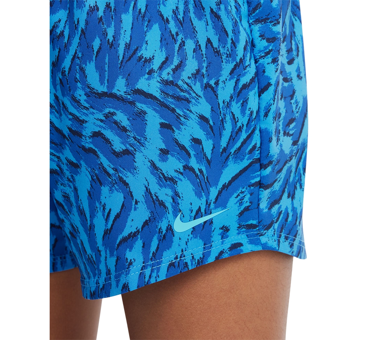 Nike Big Girls One Woven High-Waisted Shorts -game Royal/dusty Cactus