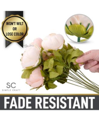 Peony Flowers Artificial for Decoration