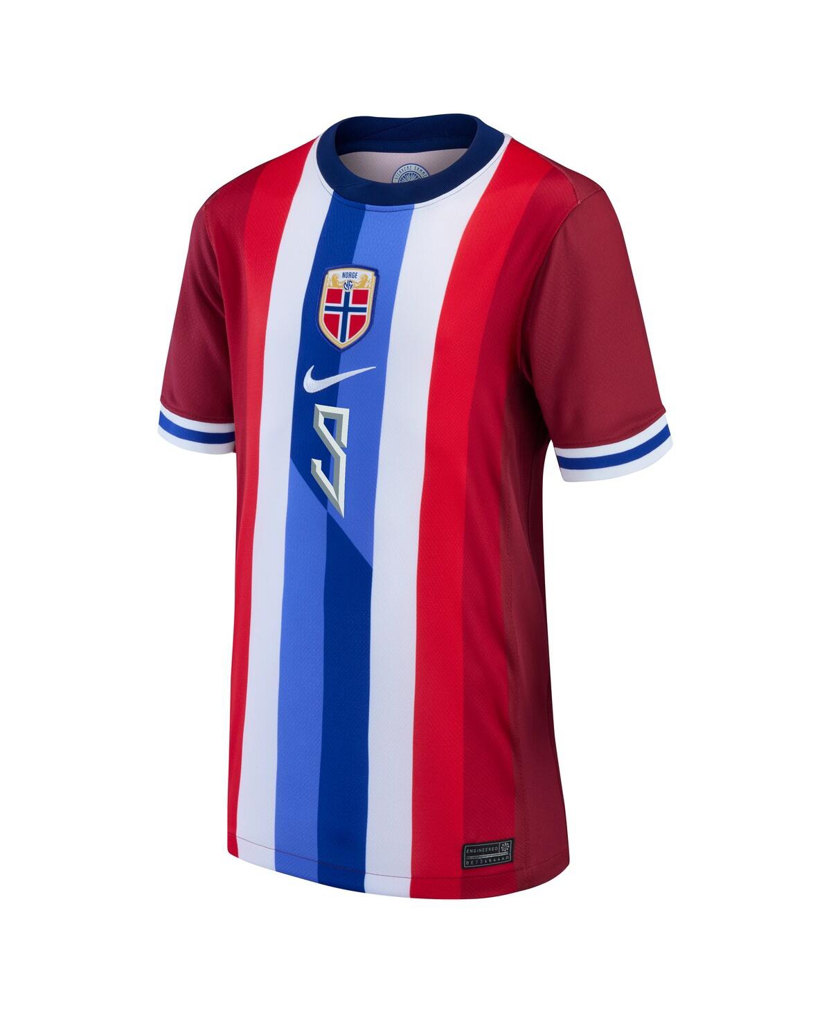 Nike Youth Erling Haaland2024 Home Replica Jersey - Red