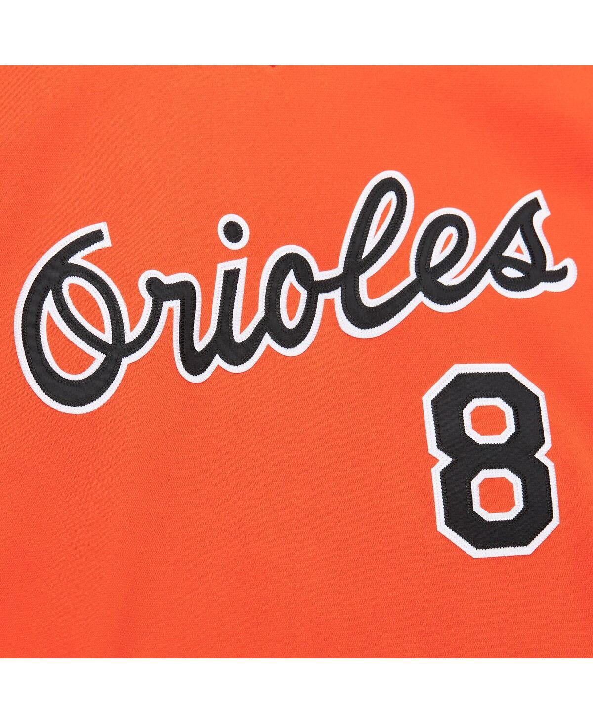 Mitchell Ness Men's Cal Ripken Jr.Baltimore Orioles 2001 Cooperstown Collection Authentic Throwback Jersey - Orange