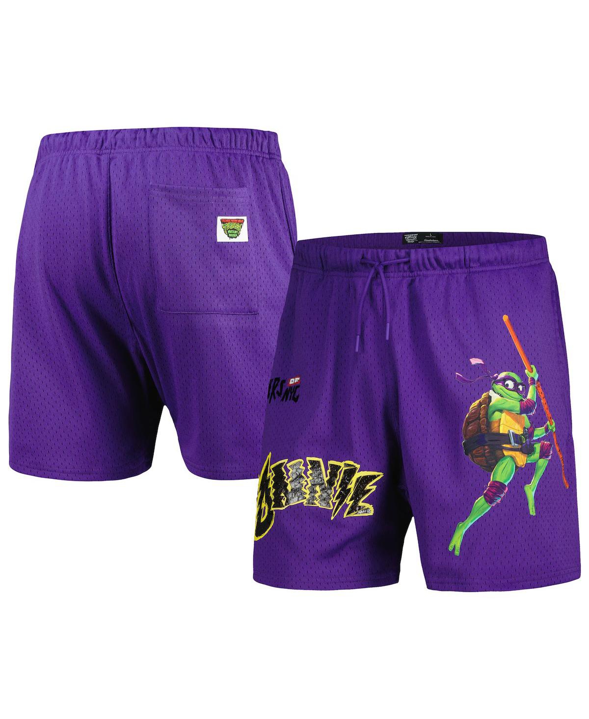 Freeze Max Men's Purple Teenage Mutant Ninja Turtles Donnie Defender Mesh Shorts