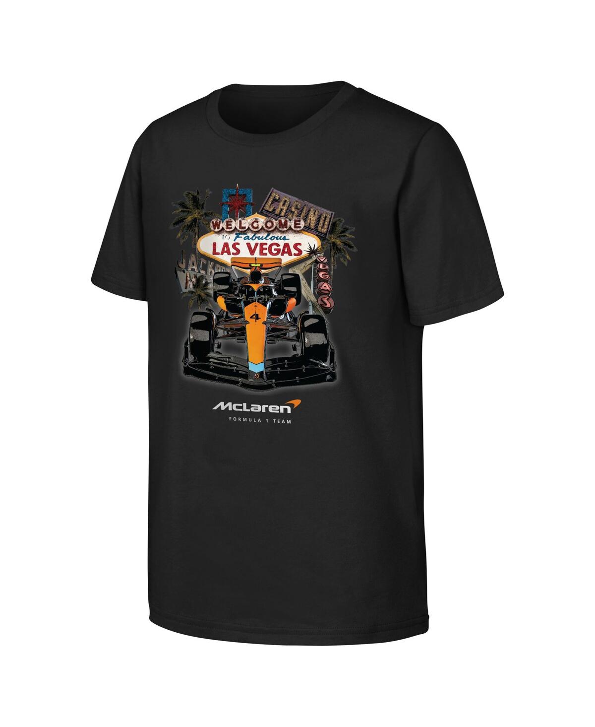 Outerstuff YouthMcLaren F1 Team All Speed Las Vegas T-Shirt - Black