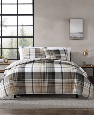 Couverture Surdimensionnée Eddie Bauer En Duvet - Motif Orignal & Ours - 50 X 72 Pouces - Neuf Avec étiquettes