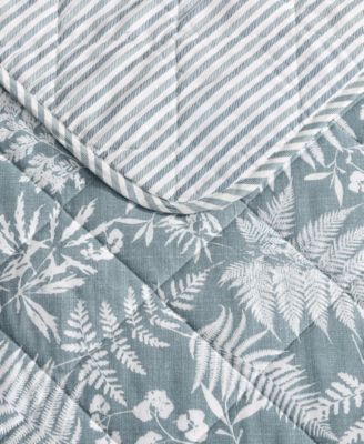 CLOSEOUT! Fern Garden Reversible 2 Piece Quilt Set, Twin