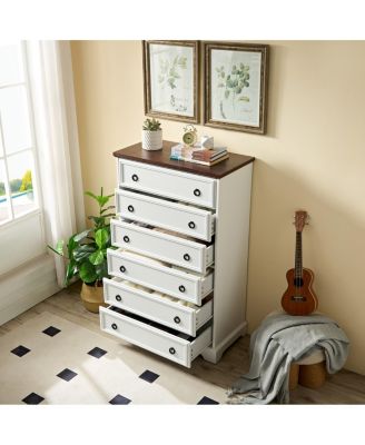 Streamdale 6-Drawer Dresser with Easy Pull Handle