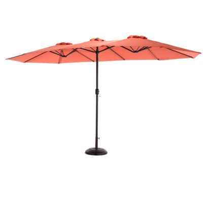 Streamdale 14.8ft Double-Sided Outdoor Umbrella (Orange)