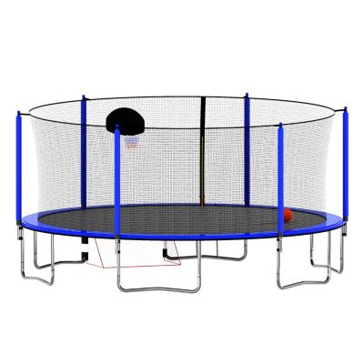 Streamdale 16FT Trampoline w/ Basketball, Ladder, Enclosure & Soccer Goal