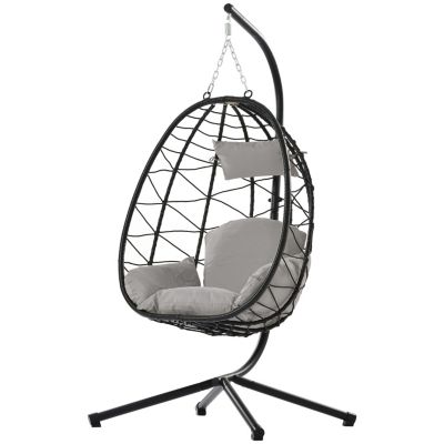 Streamdale Egg Chair with Stand for Indoor and Outdoor Use