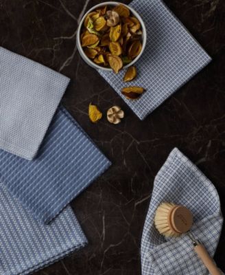 Everyday Kitchen Collection Assorted Dishcloth Set, 12x12", Stonewash Blue, 5 Count