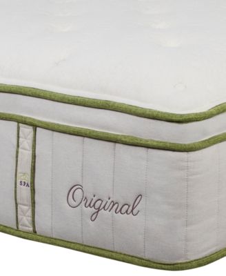 Nature Spa Jasmine 15" Ultra Plush Eurotop Mattress-California King, Created for Macy's 