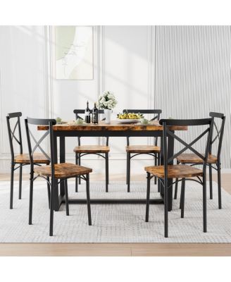 Streamdale 7-Piece Dining Set for Kitchen and Living Room
