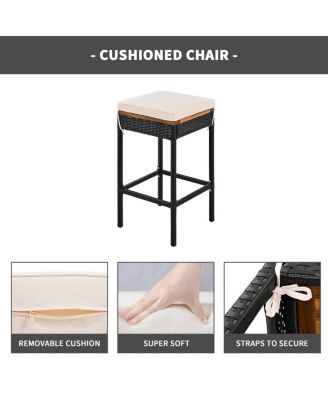 5-Piece Outdoor Bar Height Dining Set