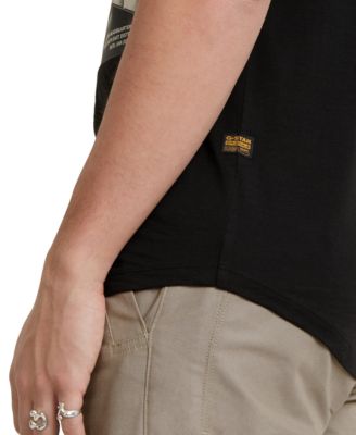 G Star HQ Old School Logo Lash T-Shirt - Sports Direct