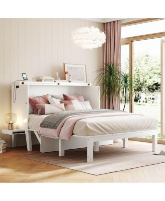 Murphy Bed with USB Port and Shelves