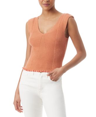 Sam Edelman - Women's Lucille Ruffled-Hem Tank Top