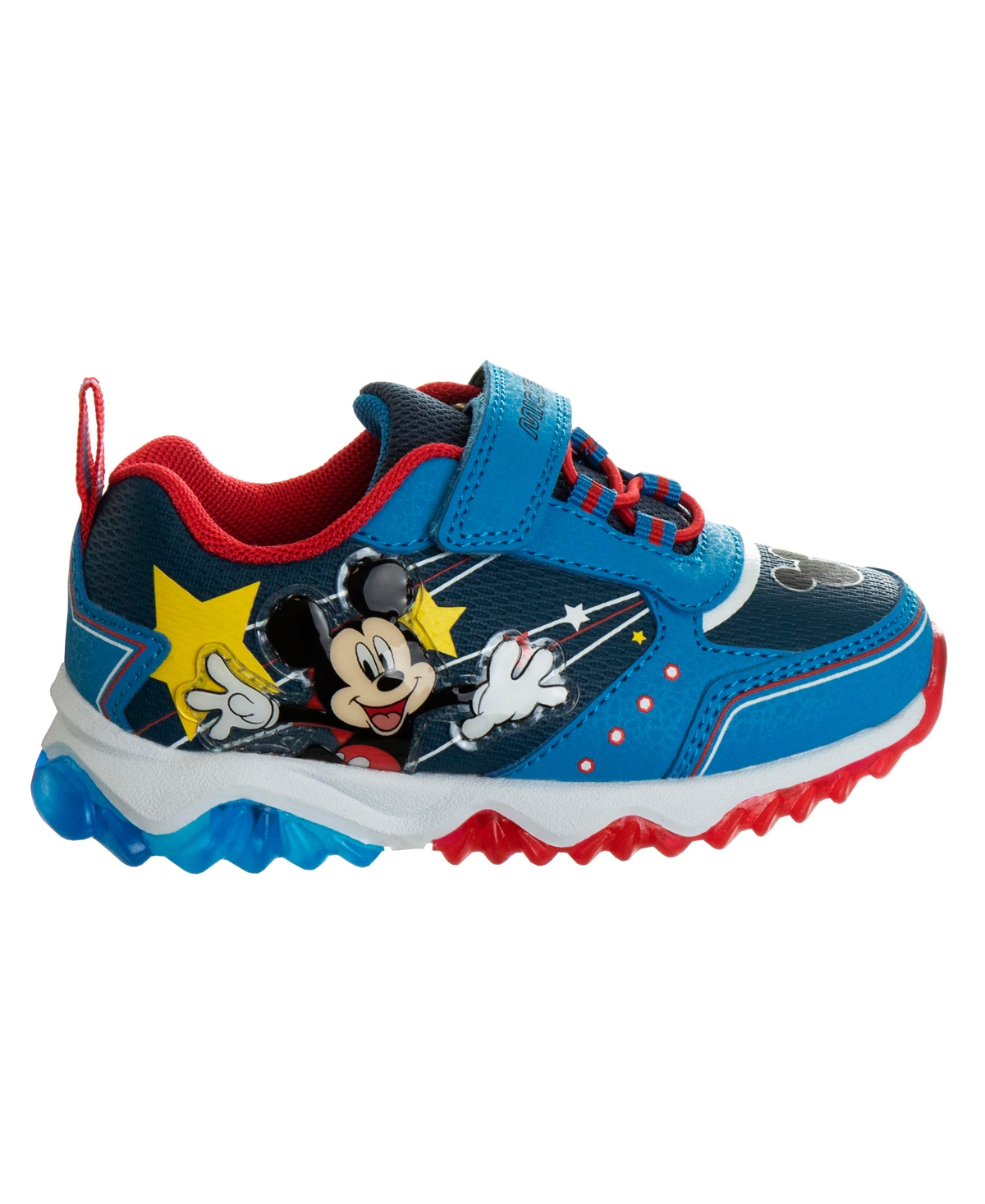 Disney Toddler Boys Mickey Mouse Dual Sizes Sneakers In Blue,navy