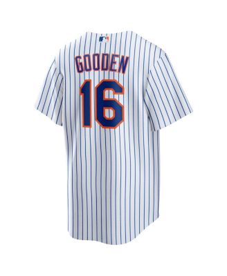 Men's Dwight Gooden White New York Mets Home Replica Player Jersey