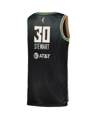 Women's Breanna Stewart&nbsp;Black New York Liberty Explorer Edition Victory Jersey