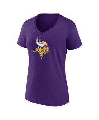 Women's Branded Purple Minnesota Vikings Mother's Day V-Neck T-Shirt
