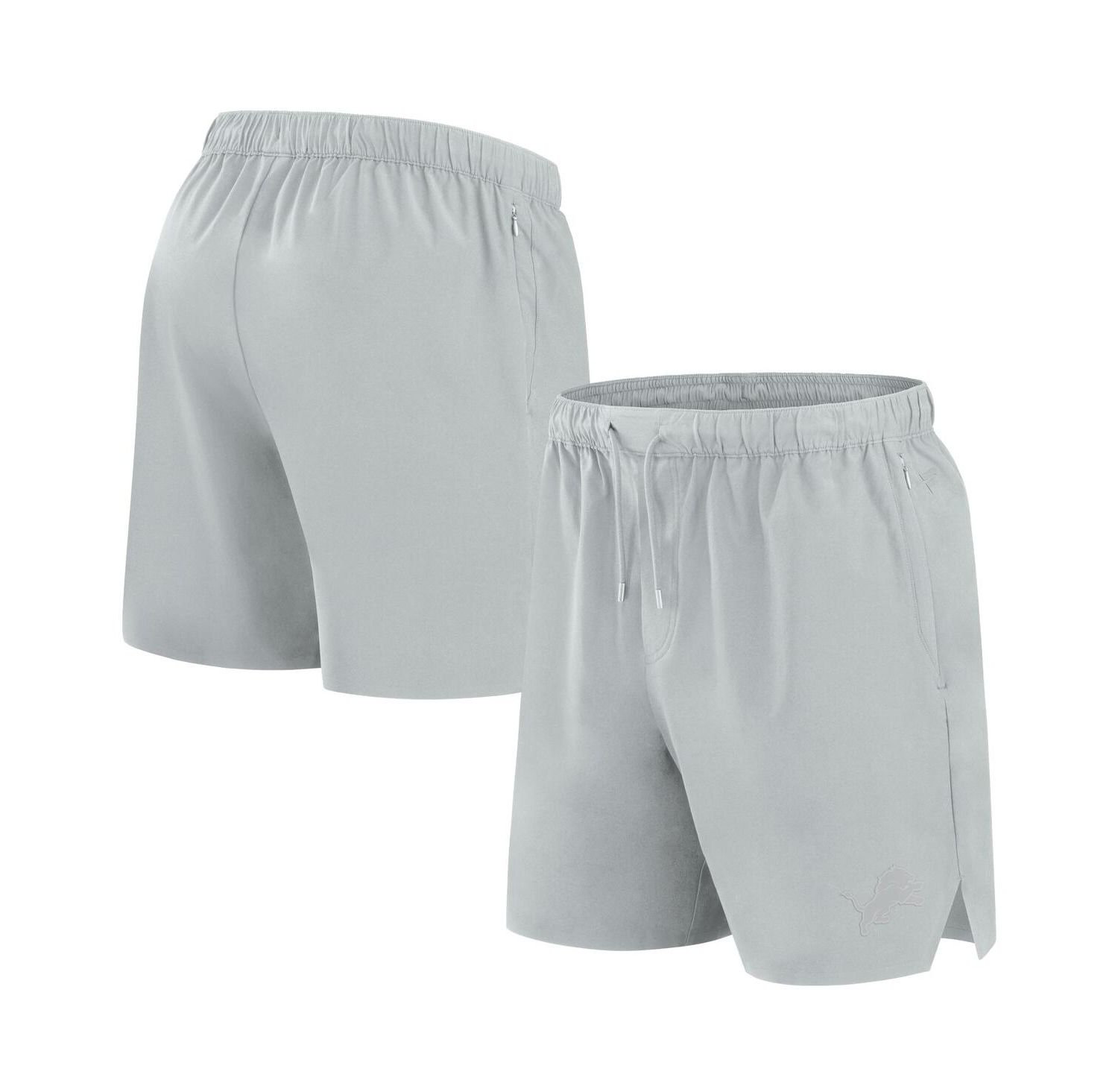 Men's Gray Detroit Lions Front Office Woven Shorts