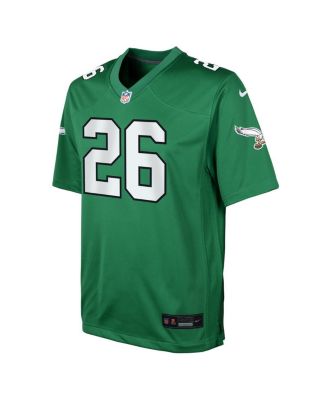 Big Boys and Girls Saquon Barkley Kelly Green Philadelphia Eagles Alternate Game Player Jersey