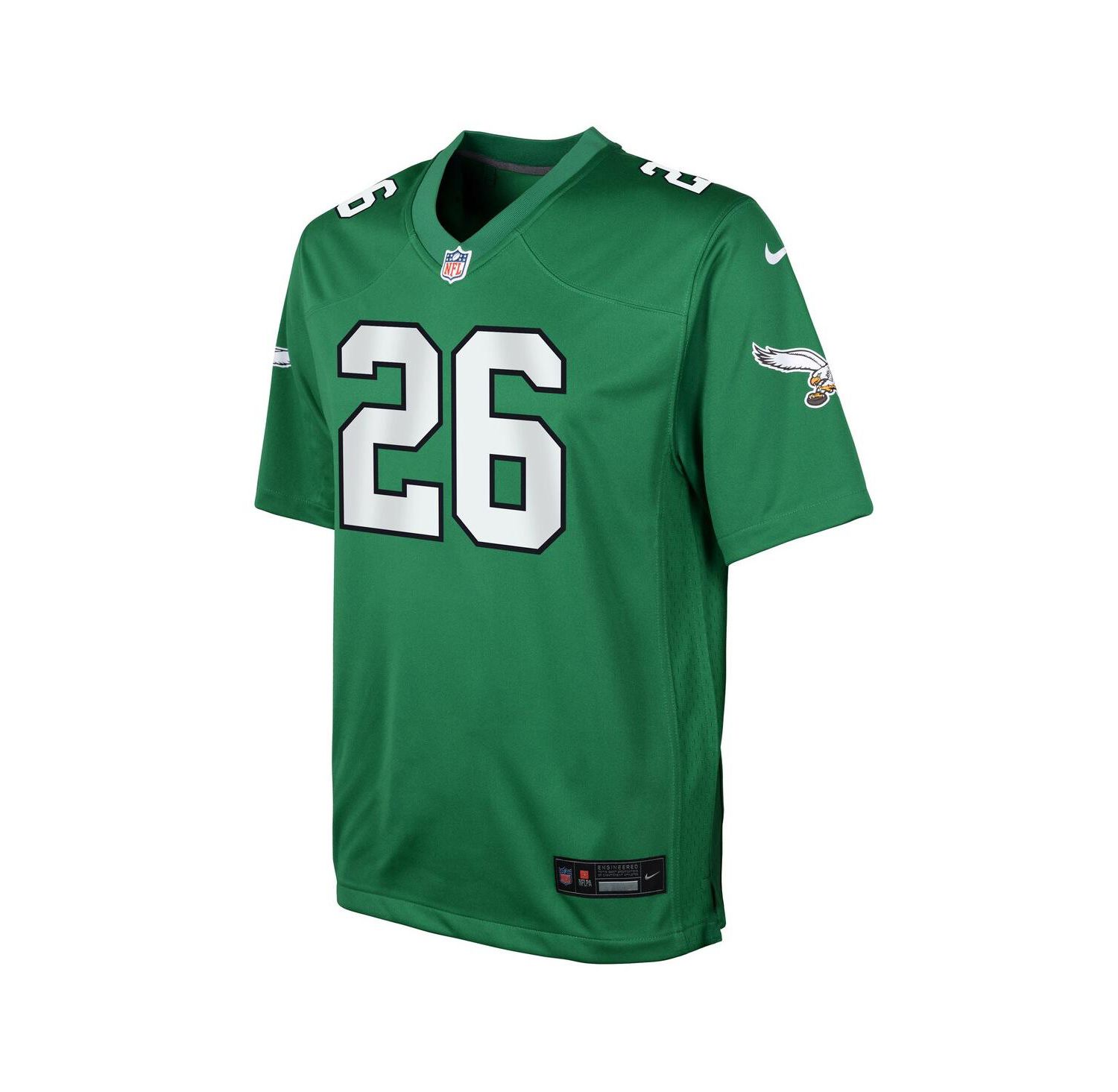 Big Boys and Girls Saquon Barkley Kelly Green Philadelphia Eagles Alternate Game Player Jersey