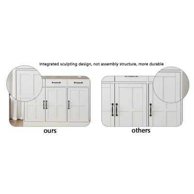 Streamdale Double Door Narrow Height Slim Floor Standing Cabinet