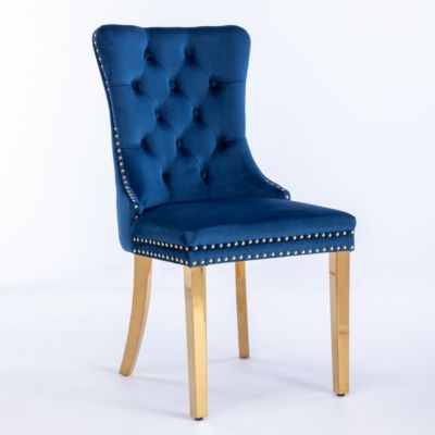 Modern Velvet Dining Chairs, Set of 2