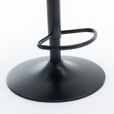 Adjustable Velvet Barstools, Set of 2, Green