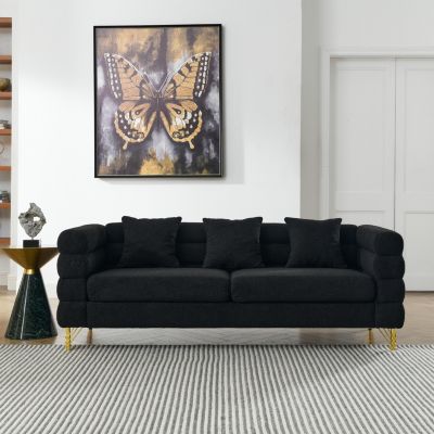  Oversized 3-Seat Sectional with Pillows