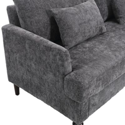 Chic Chenille Loveseat Couch