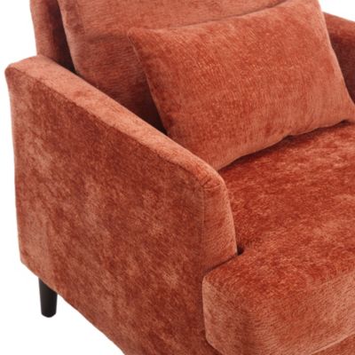 Streamdale Wood Frame Armchair, Modern Accent Chair Lounge Chair For Living Room