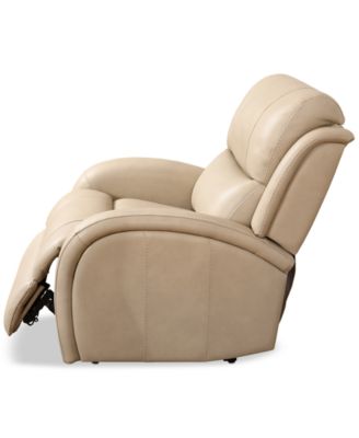 Kellet 33" Leather Power Recliner, Created for Macy's