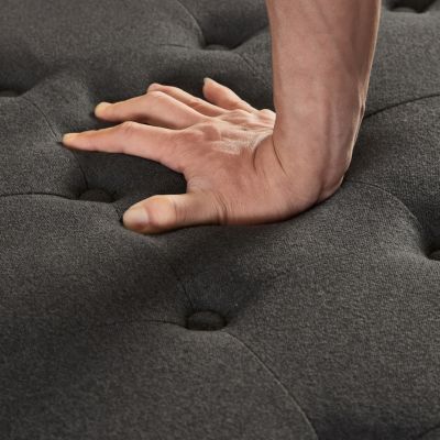 Button Tufted Ottoman with Storage