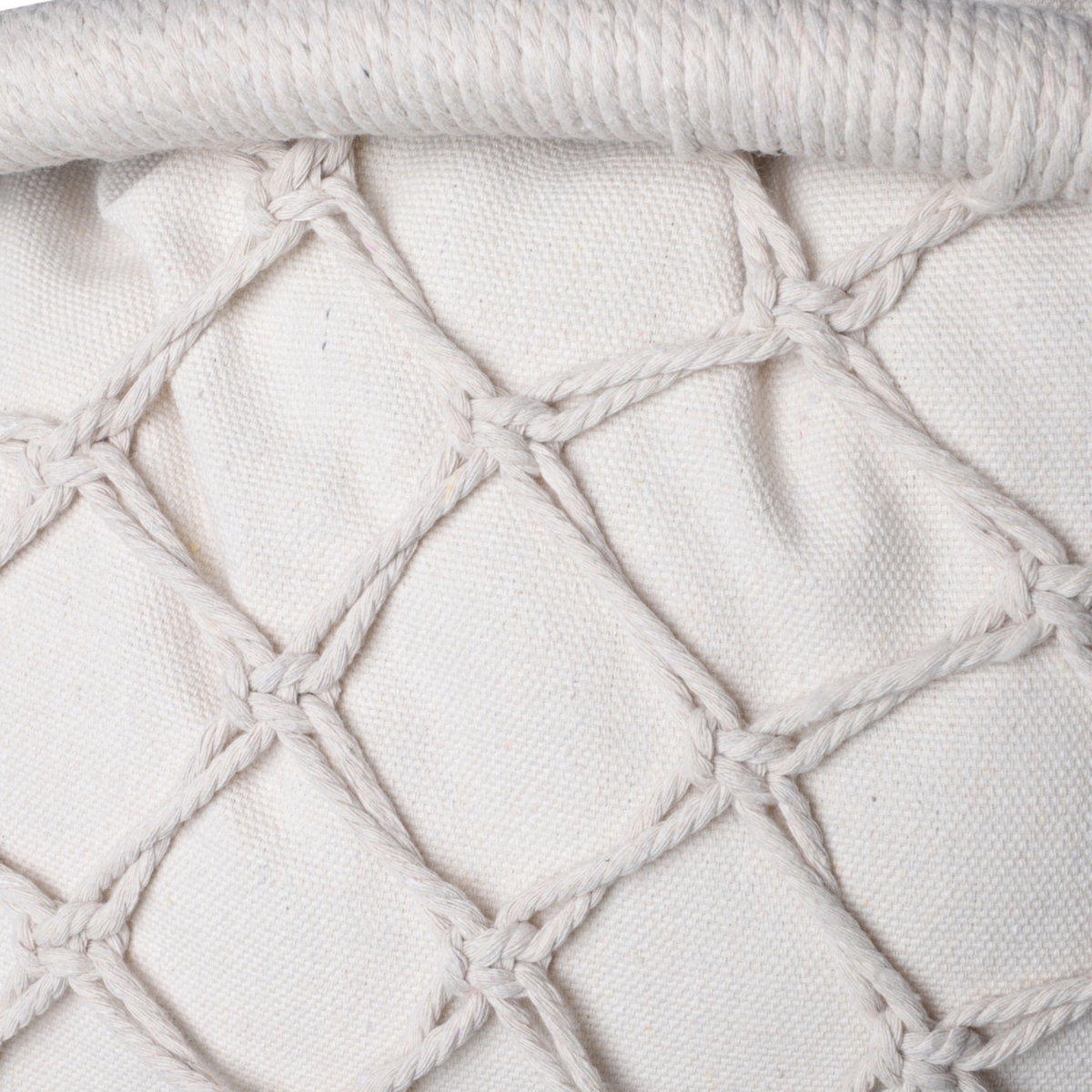 Streamdale Furniture Macrame Swing Chair for Indoor and Outdoor with Cushion