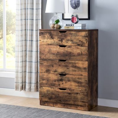 Streamdale Utility Cabinet Distressed Wood