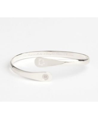 Engraved Love Between Mother and Daughter Knows No Distance Bracelet