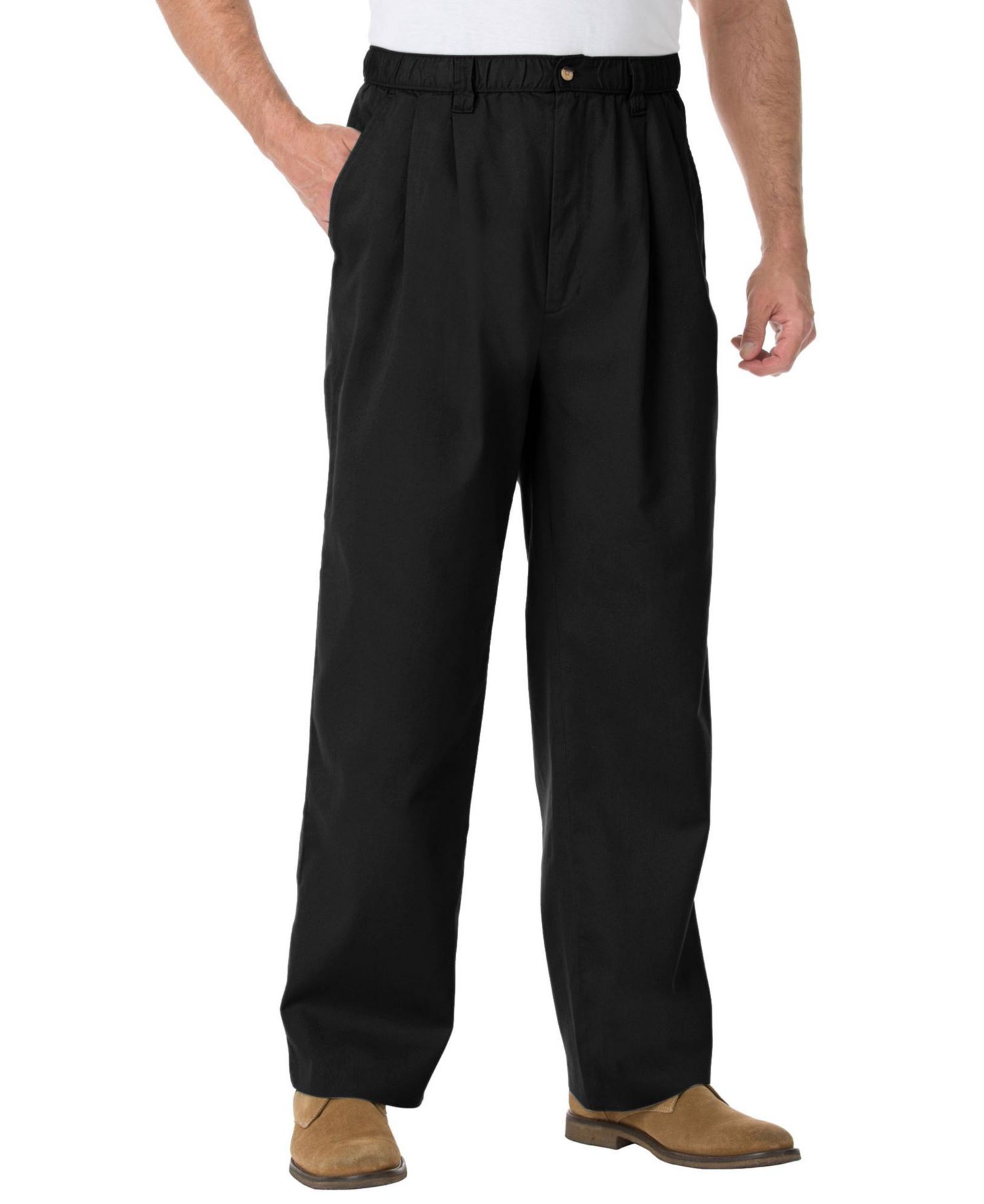 Men's Knockarounds Full-Elastic Waist Pleated Pants