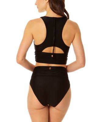 Women's Banded Halter Longline Bra Top