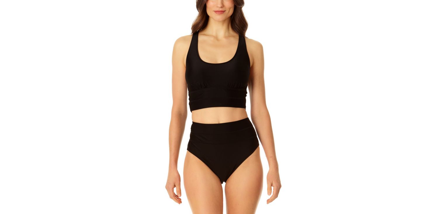 Women's Banded Halter Longline Bra Top