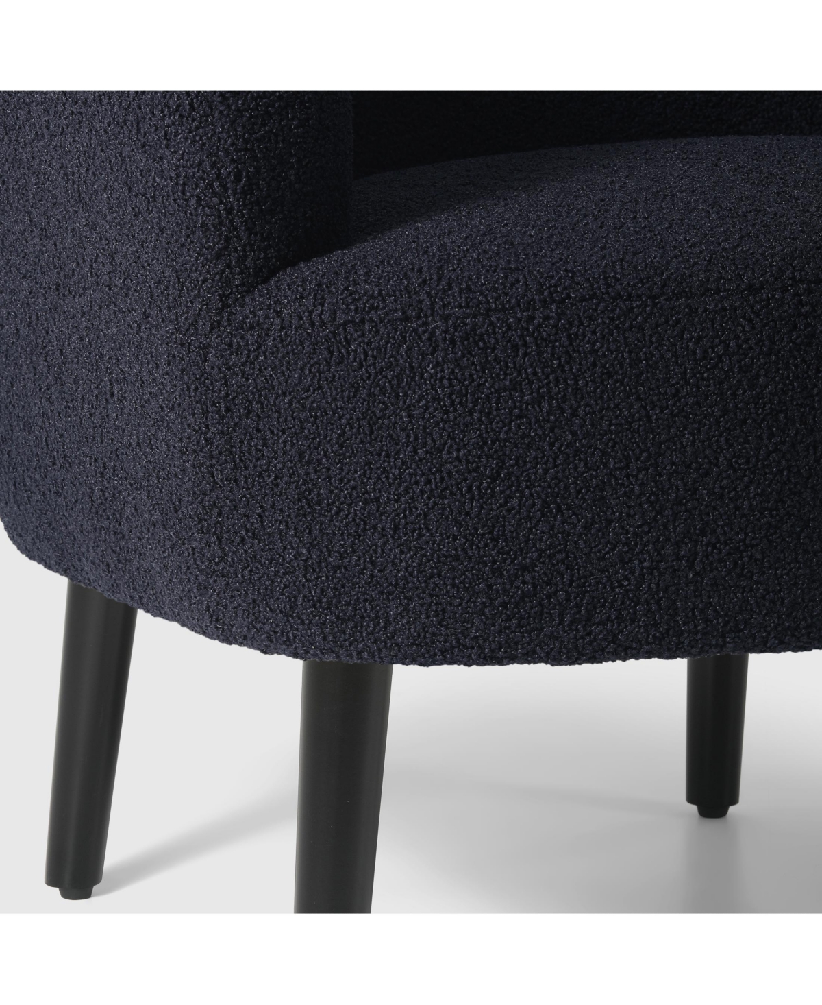 WestinTrends 29" Wide Mid Century Modern Club Barrel Accent Armchair, Set of 2