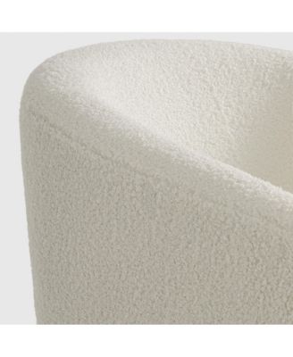 29" Wide Mid Century Modern Club Barrel Accent Armchair