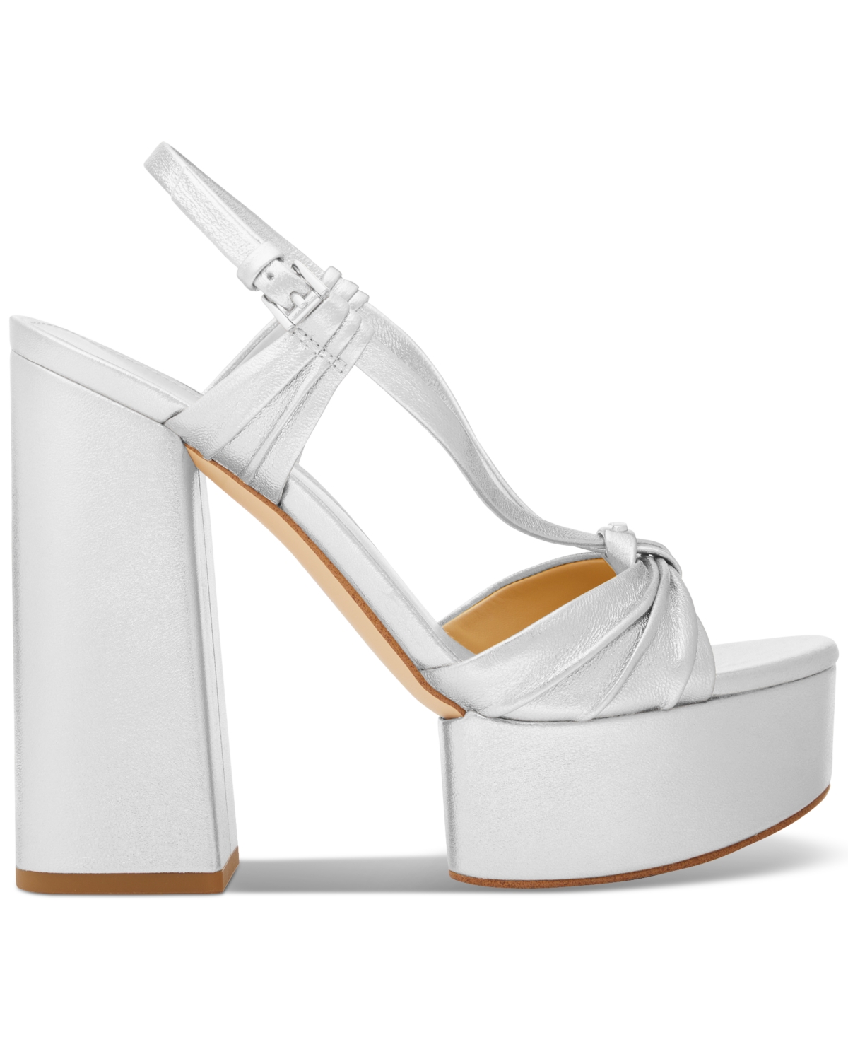Michael Kors Women's Gabriella Platform Sandals In Pale Gold