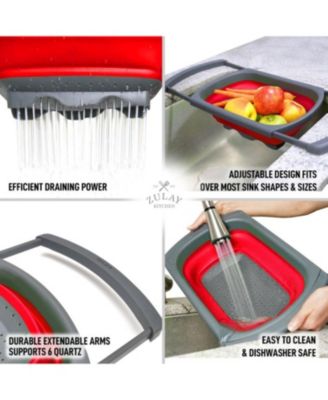 Collapsible Colander With Extendable Handles