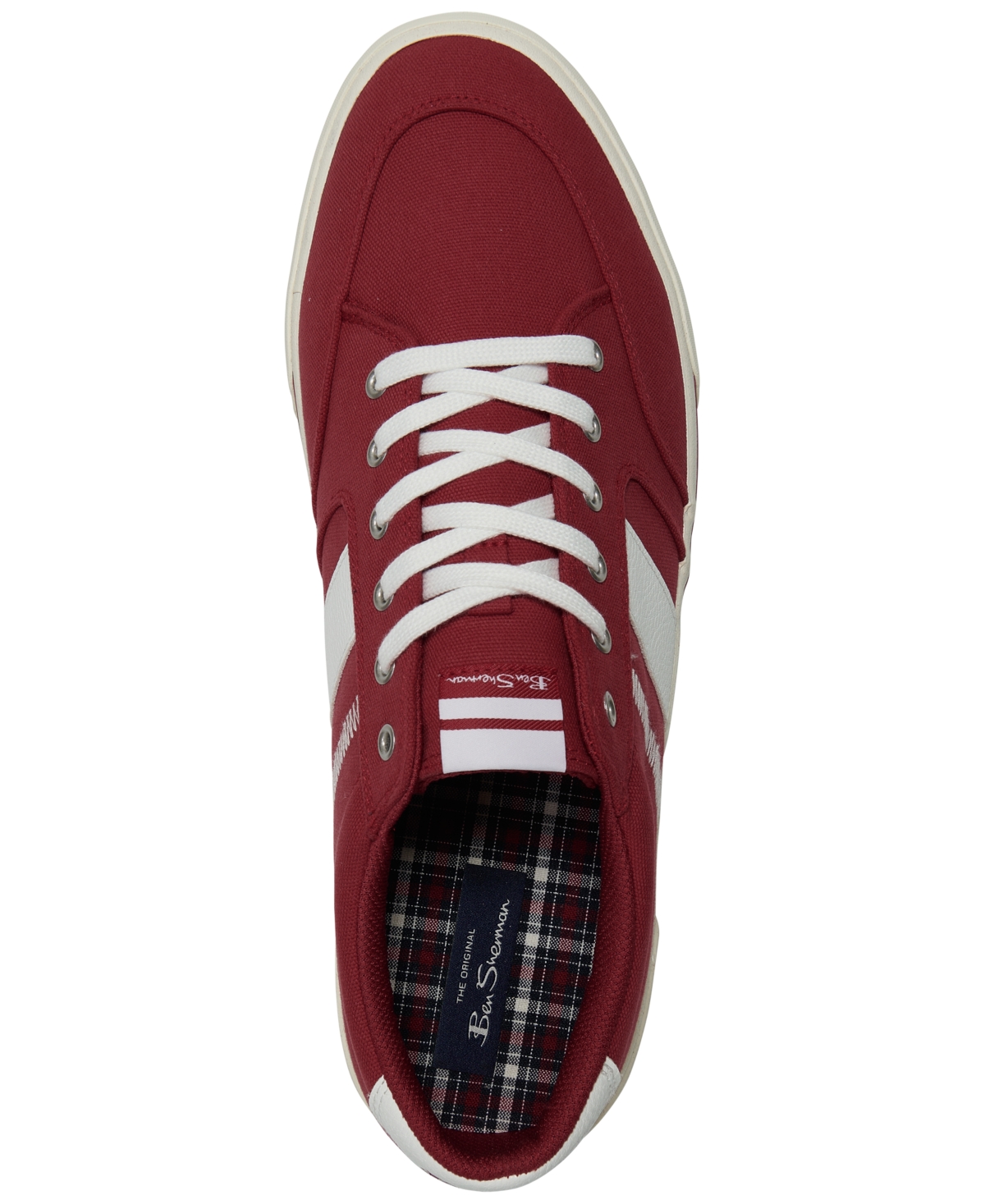 Ben Sherman Men's Hawthorn Low Canvas Casual Sneakers from Finish Line -White
