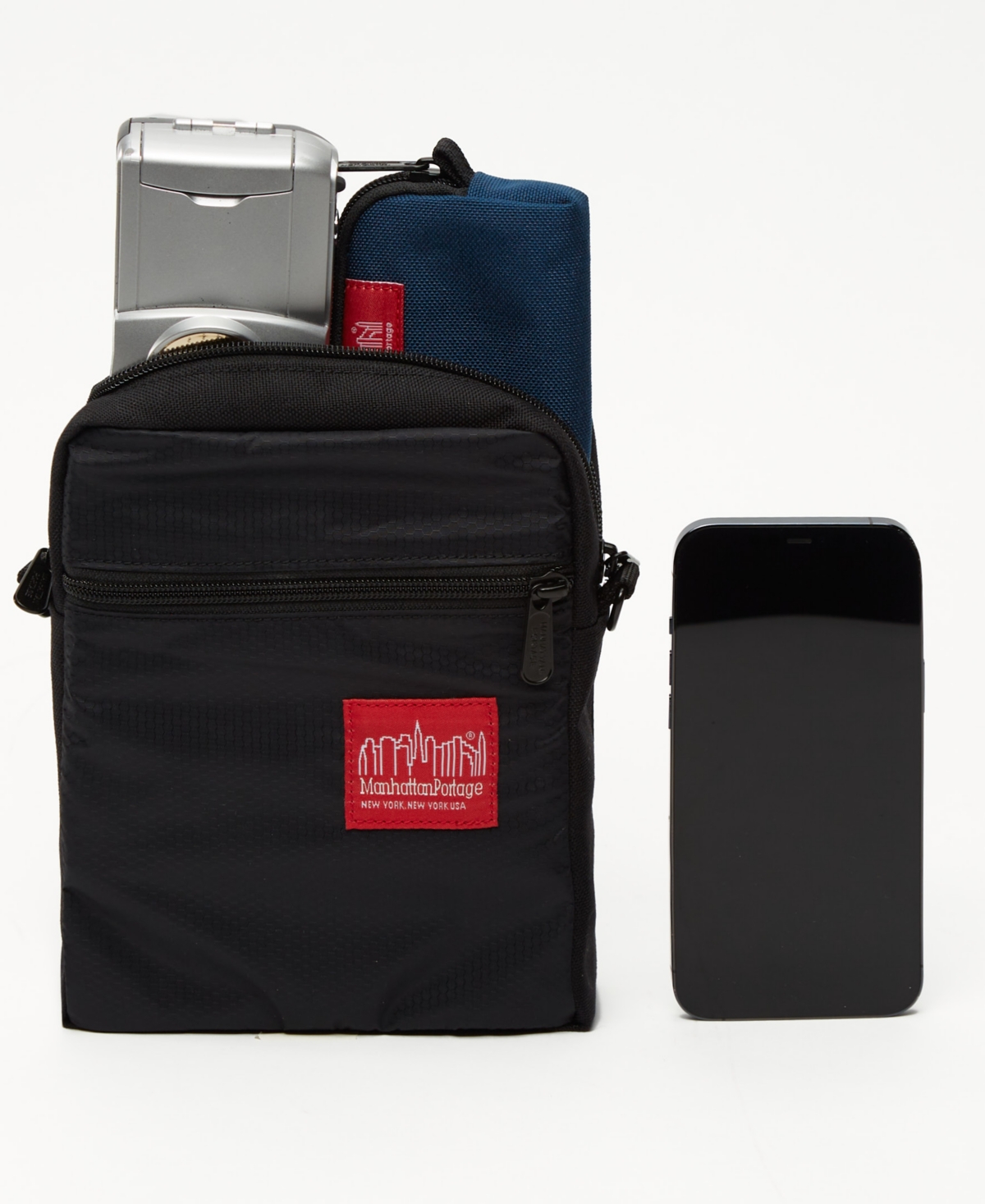 MANHATTAN PORTAGE CITY LIGHTS NYLON HANDBAG 