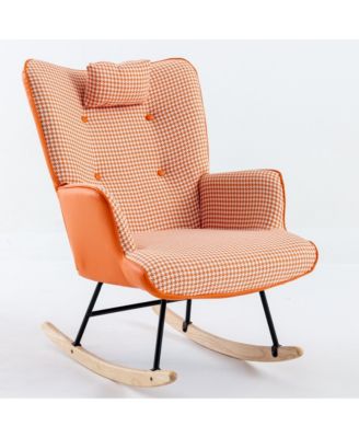Soft Houndstooth Rocking Chair for Nursery - Macy's